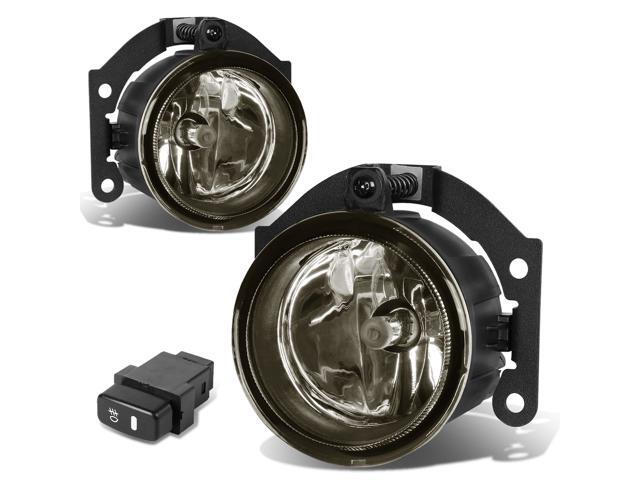 DNA Motoring FL-ZTL-178-SM For 2010 to 2015 Mitsubishi Outlander Sport/RVR Front Bumper Driving Fog Light Lamp+Switch Smoked Lens 11 12 13 14