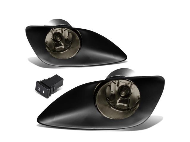 DNA Motoring FL-TYAR064D-SM For 2006 to 2011 Toyota Yaris Pair Bumper Driving Fog Lights + Bezel + Wiring Kit + Switch (Smoked Lens) 07 08 09 10