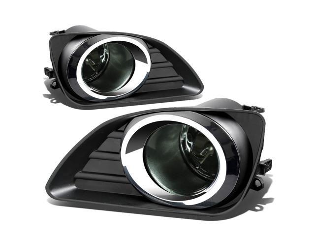 DNA Motoring FL-TCA09-SM For 2010 to 2011 Toyota Camry Driving Bumper Fog Light+Bulbs+Switch (Smoke Lens) - XV40