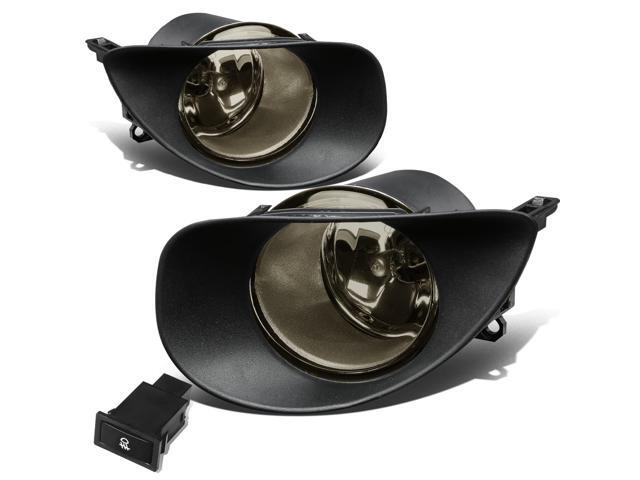 DNA Motoring FL-TYAR063D-SM For 2006 to 2008 Toyota Yaris Hatchback XP90 Pair Bumper Driving Fog Lights + Wiring Kit + Switch (Smoked Lens) 07