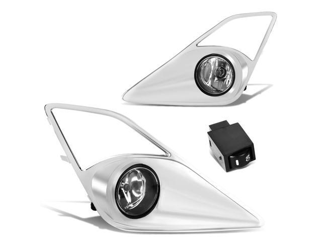 DNA Motoring FL-ZTL-222-CH For 2013 to 2016 Scion FRS GT86/FT86 Pair Front Bumper Driving Fog Light Lamp+Switch Clear Lens 14 15