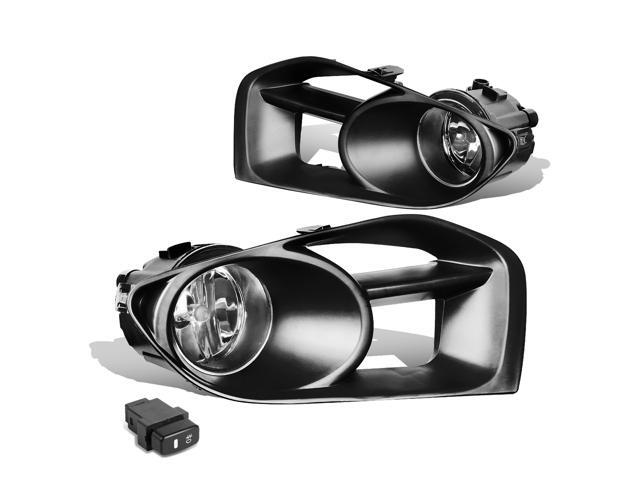 DNA Motoring FL-ZTL-194-CH For 2011 to 2014 Nissan Murano Z50 Pair Front Bumper Driving Fog Light Lamp+Switch Clear Lens 12 13