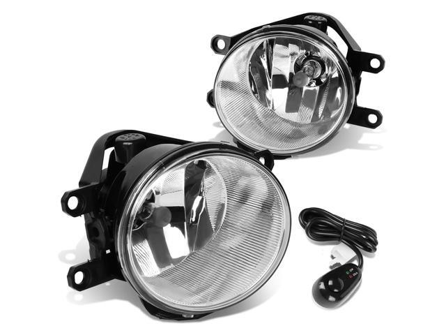 DNA Motoring FL-ZTL-809-CH For 2013 to 2016 Toyota Corolla Highlander Tundra Pair Bumper Driving Fog Light Lamp+Switch RAV4 Tacoma /Lexus...