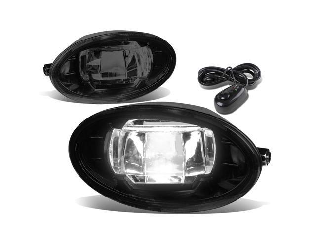 DNA Motoring FL-ZTL-255-SM For 2008 to 2017 Honda Civic/Accord/Odyssey/Fit Pair Bumper Driving LED DRL Fog Light Lamp+Switch Smoked Lens 09 10 11...