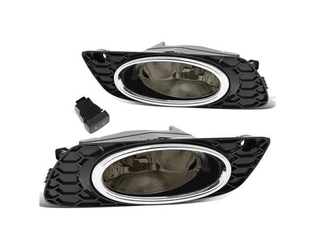 DNA Motoring FL-ZTL-237-SM For 2012 Honda Civic Sedan Front Bumper Driving Fog Light Lamp+Switch Smoked Lens