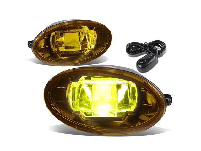 DNA Motoring FL-ZTL-255-AM For 2008 to 2017 Honda Civic/Accord/Odyssey/Fit Pair Bumper Driving LED DRL Fog Light Lamp+Switch Amber Lens 09 10 11 12...
