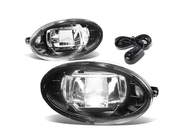 DNA Motoring FL-ZTL-255-CH For 2008 to 2017 Honda Civic/Accord/Odyssey/Fit Pair Bumper Driving LED DRL Fog Light Lamp+Switch Clear Lens 09 10 11 12...