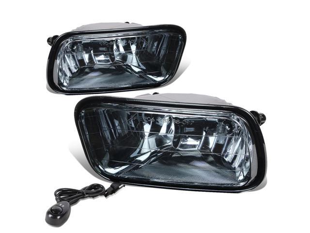 DNA Motoring FL-ZTL-808-SM For 2009 to 2012 Dodge Ram DS / DJ Pair Bumper Driving Fog Lights + Switch (Smoke Lens) 10 11