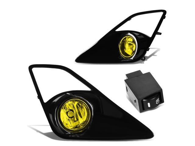 DNA Motoring FL-ZTL-191-AM For 2013 to 2016 Scion FRS Front Bumper Driving Fog Lights+Bezel+Switch Amber Lens 14 15