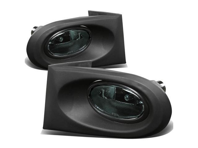 DNA Motoring FL-ARSX02-SM For 2002 to 2004 Acura RSX Front Bumper Driving Fog Light+Bulbs+Switch Smoked Lens 03