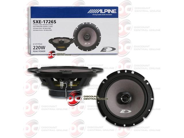 Alpine SXE-1726S 6.5 Inch 6 1/2' 2-way Car Audio Speakers 220w (Pair)