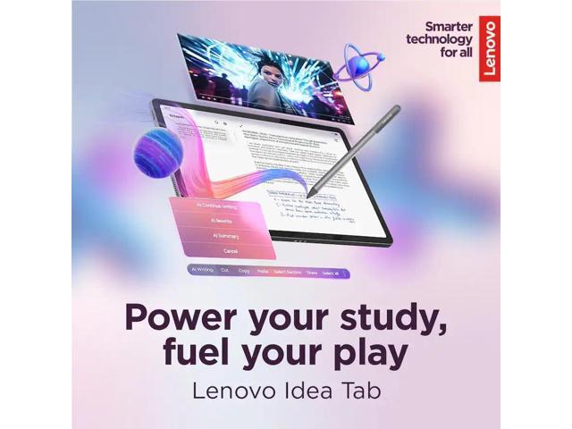 Lenovo - Idea Tab - 11" 2.5K Tablet - 8GB RAM - 128GB UFS - with Tab Pen and Folio Case - Luna Grey - image 4