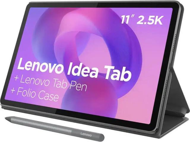 Lenovo - Idea Tab - 11" 2.5K Tablet - 8GB RAM - 128GB UFS - with Tab Pen and Folio Case - Luna Grey - image 2