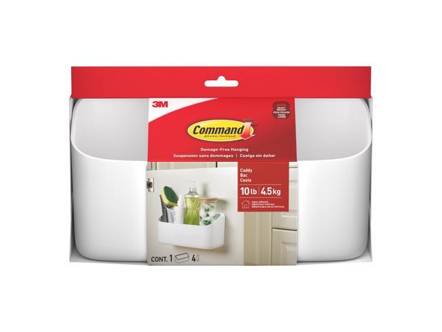 Command Heavyweight Organizing Caddy [Removable]: 9.9 in. x 5.2 in. x 3.5 in. (White)