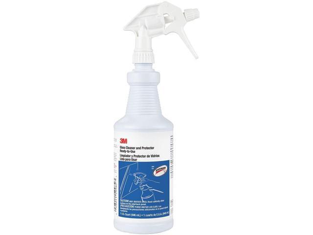 3M - 85788 - Ready-to-Use Glass Cleaner with Scotchgard, Apple, 32 oz Spray Bottle, 12/Ctn