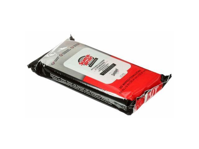 Scotch-Brite Stainless Steel Hood Degreaser Wipes [with Scotchgard]: 1-Pack / 30 Wipes (White) *1-pack