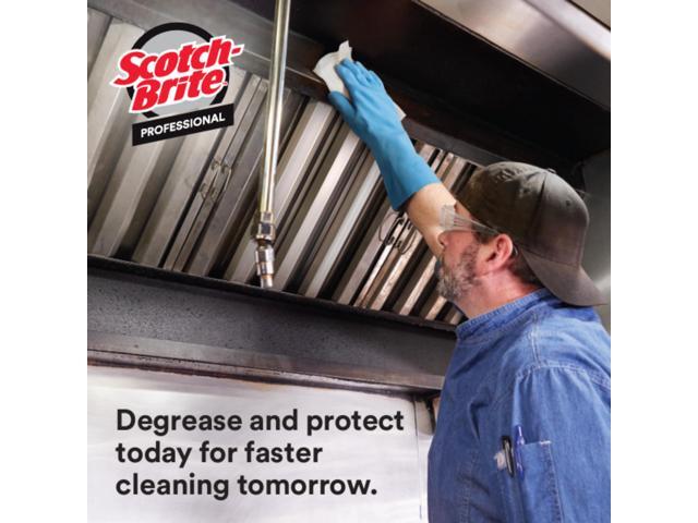 Scotch-Brite Stainless Steel Hood Degreaser Wipes [with Scotchgard]: 1-Pack / 30 Wipes (White) *1-pack