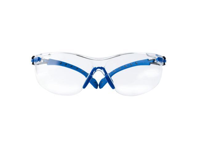 3M Anti-Fog Goggle with Scotchgard Protector (47210H1-VDC-PS): eyewear (Black/Blue, Clear Lens)
