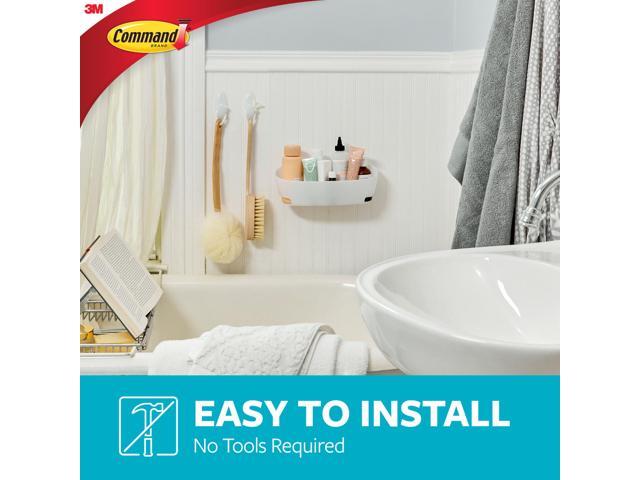 Command 5 Piece Bath Set [Removable]: 5 piece kit (Clear Frosted)