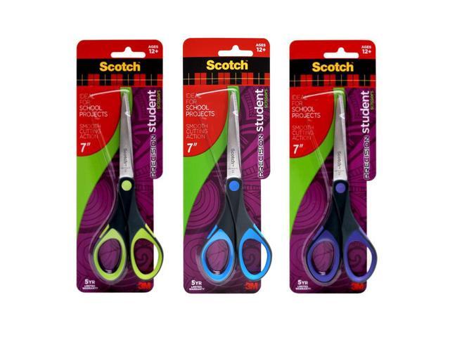 Scotch Precision Student Scissors: 7-inch scissor / 1 scissor (Color May Vary) 1447S-MIX