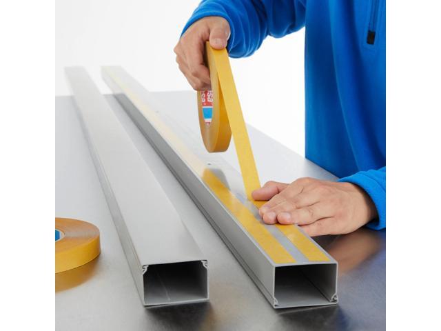 tesa Double-Sided Polypropylene Film Tape [Acrylic Adhesive] (51970): 1 in. x 55 yds. (Transparent)