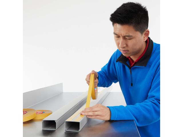 tesa Double-Sided Polypropylene Film Tape [Acrylic Adhesive] (51970): 1 in. x 55 yds. (Transparent)