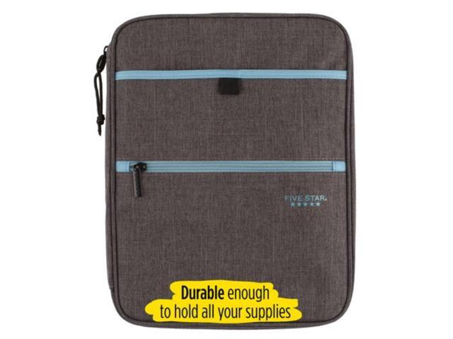 Five Star Carry-All Zipper Binder: 1 in. / 375 sheet capacity (Grey)