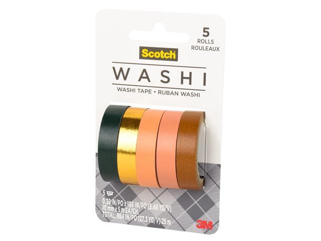 Scotch Washi Tape [5-Pack]: 5-pack (Sunset Design)