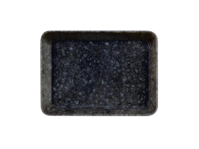 HIGHTIDE Melamine Marbled Desk Tray: desk tray small / 6 in. x 4-1/2 in. x 1 in. (Black)