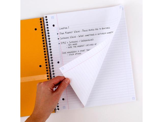 Five Star 5-Subject Spiral Notebook [College Ruled]: 8 in. x 0.319 yds. (Black)