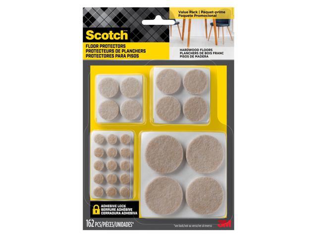 Scotch Felt Pads: 1 in. / 32-pack (Brown)