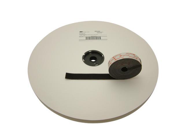 3M Dual Lock Type 400 Reclosable Fastener [Black / Acrylic Adhesive] (SJ3551): 1/2 in. x 10 ft. (Black)
