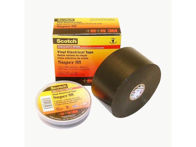 Scotch Super 88 Heavy-Duty Grade Electrical Tape: 1 in. x 36 yds. (Black)