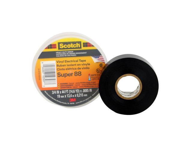 Scotch Super 88 Heavy-Duty Grade Electrical Tape: 1 in. x 36 yds. (Black)