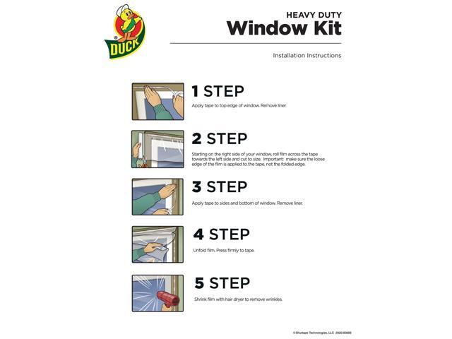 Duck Brand Rolled Window Insulation Kit: 84 in. x 120 in. (Clear)
