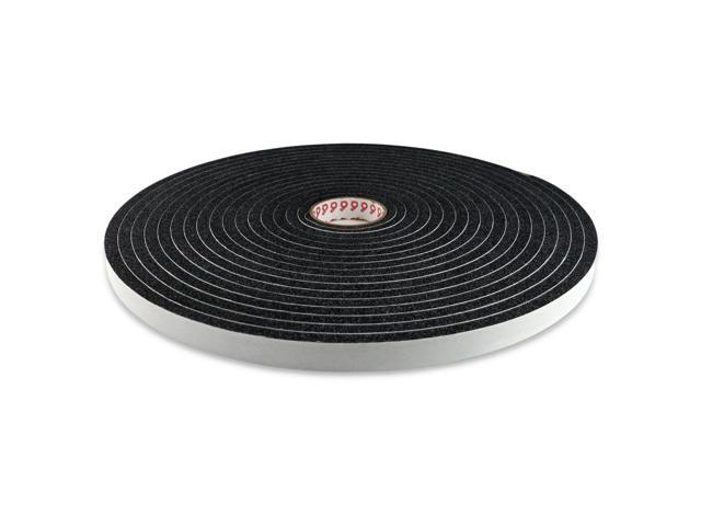 Pres-On Gasketing Foam Tape [Single-Sided, Open Cell] (P8500 Series): 1 in. x 100 ft. x 1/8 in. thick (Black)