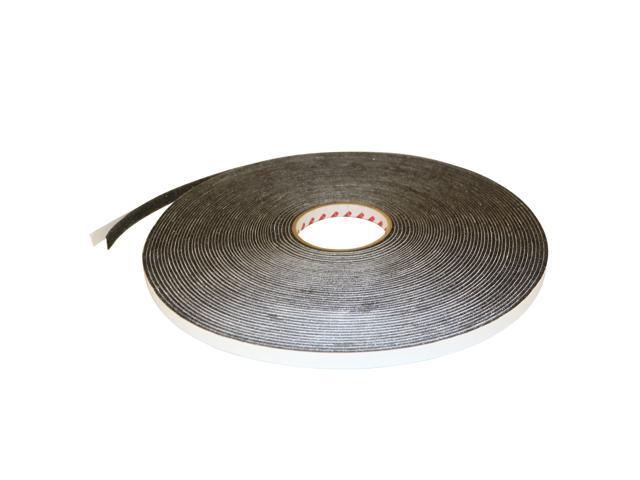 Pres-On 1/8 inch thick Gasketing Foam Tape: 2 in. (48mm actual) x 100 ft. x 1/8 in. thick (Black)