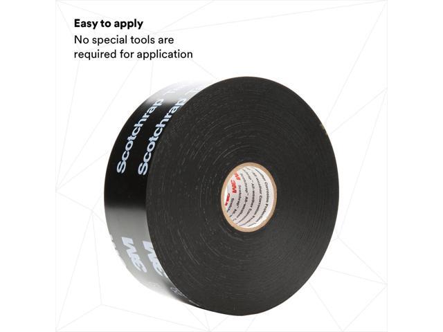 3M Scotchrap All-Weather Corrosion Protection Tape [20 mil] (51): 2 in. x 100 ft. (Black / With Printing)