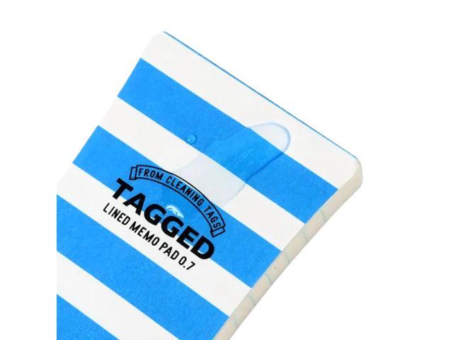 Tagged Outdoor Memo Pad: 3 in. x 5 in. (Blue Stripe)