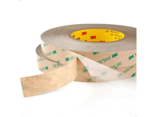 3M Double-Sided Polyester Film Tape (9495LE): 2 in. (48mm actual) x 60 yds. (Clear)