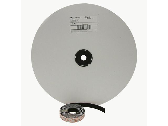 3M Dual Lock Type 250 Reclosable Fastener [Black / Acrylic Adhesive] (SJ3550): 1/2 in. x 10 ft. (Black)