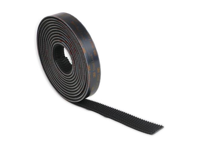 3M Dual Lock Type 250 Reclosable Fastener [Black / Acrylic Adhesive] (SJ3550): 1/2 in. x 10 ft. (Black)