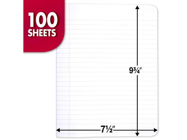 Mead Composition Book [Wide Ruled]: 7-1/2 in. x 9-3/4 in. (Purple) *1 count