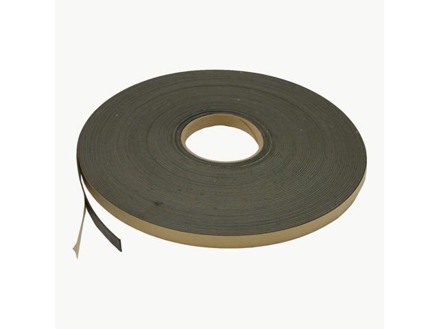 JVCC Magnetic Tape [With Adhesive, 1/16' thickness] (MAG-02): 1/2 in. x 100 ft. (Black)