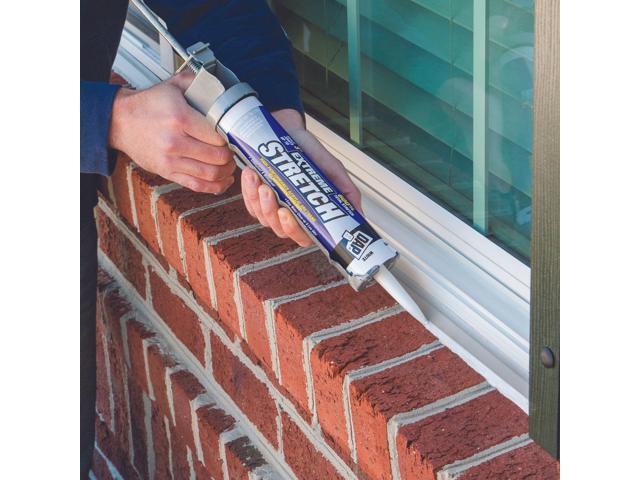 DAP EXTREME STRETCH Acrylic Urethane Elastomeric Sealant: 2.8 fl oz. (White)