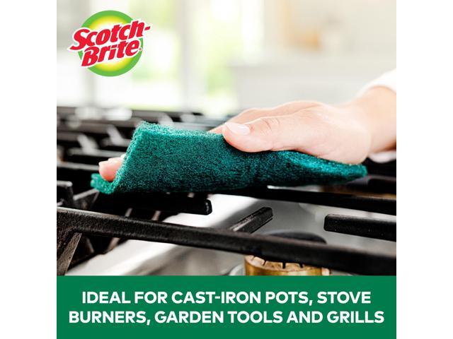 Scotch-Brite Heavy Duty Scour Pads: 9 in. x 6 in. (Green) *8-pack