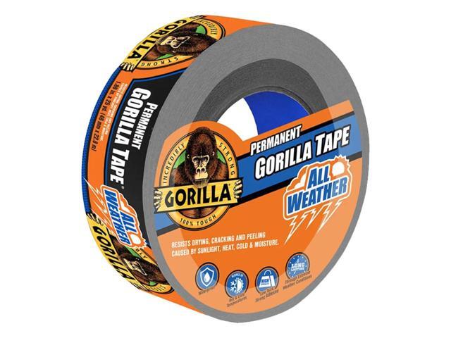 Gorilla Permanent All Weather Tape [Butyl Rubber]: 1.88 in. x 30 ft. (Black)