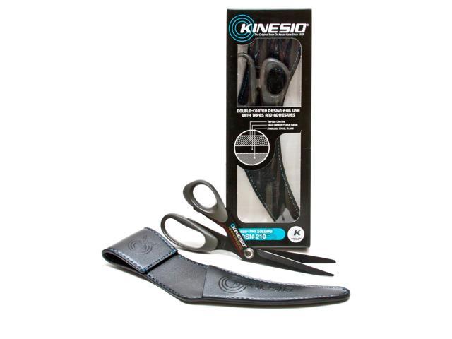 Kinesio Pro Kinesiology Scissors: right-handed scissors with holster (Black)