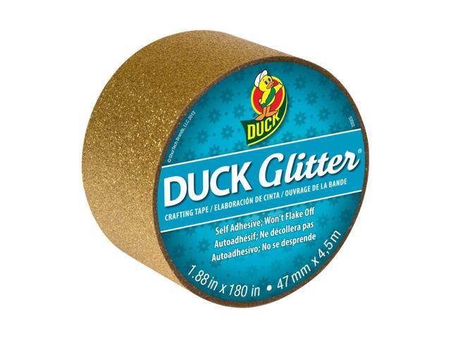 Duck Brand Glitter Crafting Tape: 1.88 in. x 15 ft. (Silver Sparkle)