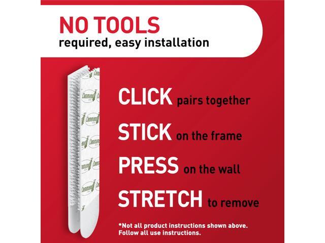 Command Small Picture Hanging Strips [Removable]: 2 pairs (White)